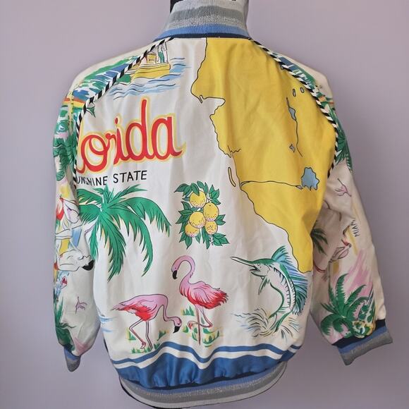 NWT Free People collab Anna Sui Florida Cotton Rainbow Jacket *Rare* . Ret. $578 - Picture 4 of 14